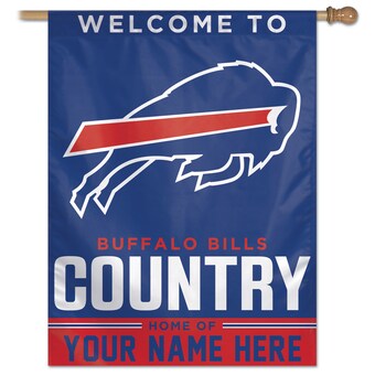 Buffalo Bills WinCraft Personalized 27'' x 37'' Single-Sided Vertical Banner