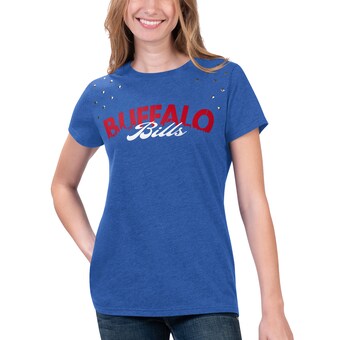 Women's Buffalo Bills G-III 4Her by Carl Banks Heathered Royal Main Game T-Shirt