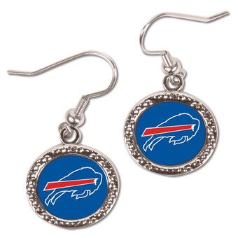 Women's Buffalo Bills WinCraft Round Dangle Earrings