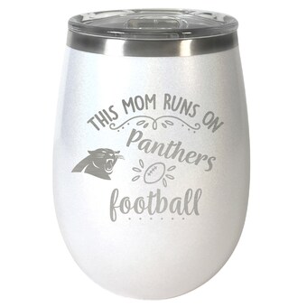 Carolina Panthers 10oz. This Mom Opal Wine Tumbler