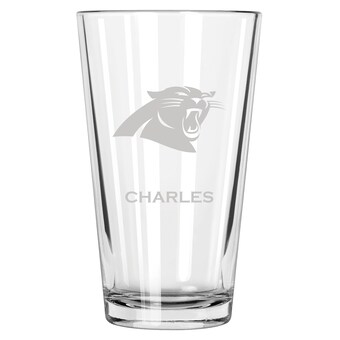 Carolina Panthers 16oz. Personalized Etched Pint Glass