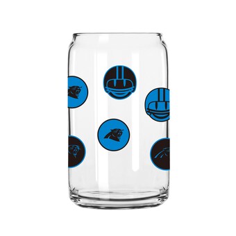 Carolina Panthers 16oz. Smiley Can Glass