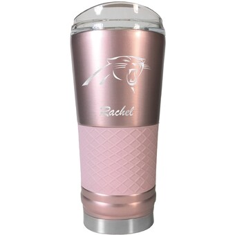 Carolina Panthers 24oz. Personalized Rose Gold Draft Tumbler