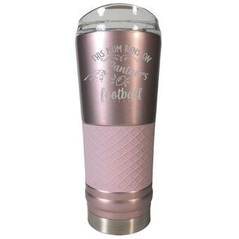 Carolina Panthers 24oz. This Mom Rose Gold Draft Tumbler