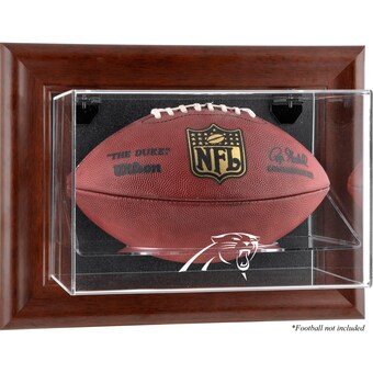 Carolina Panthers Fanatics Authentic Brown Framed Wall-Mountable Football Display Case
