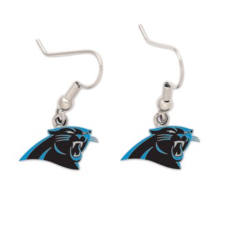 Carolina Panthers Logo Wire Earrings