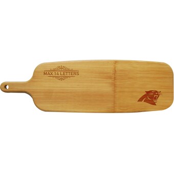 Carolina Panthers Personalized Bamboo Paddle Serving Board