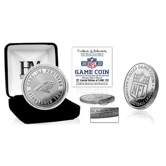 Carolina Panthers Highland Mint Silver 2023 NFL Game Flip Coin