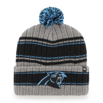 Men's Carolina Panthers  '47 Graphite Rexford Cuffed Knit Hat with Pom