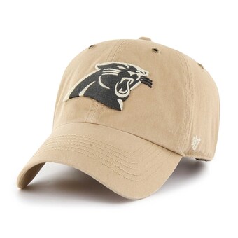 Men's Carolina Panthers '47 Khaki Overton Clean Up Adjustable Hat