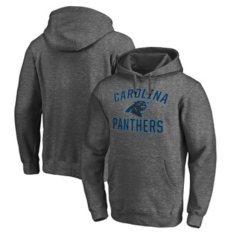 Men's Carolina Panthers Charcoal Victory Arch Pullover Hoodie