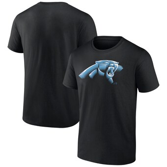 Men's Carolina Panthers Fanatics Black Chrome Dimension T-Shirt