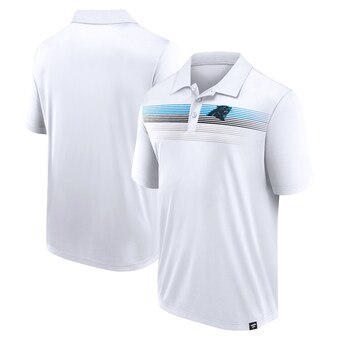 Men's Carolina Panthers White Fanatics Victory For Us Interlock Polo