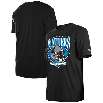 Men's Carolina Panthers New Era Black Team Logo T-Shirt