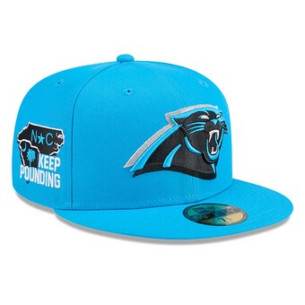 Men's Carolina Panthers  New Era Blue 2024 NFL Draft 59FIFTY Fitted Hat