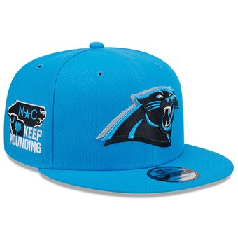 Men's Carolina Panthers  New Era Blue 2024 NFL Draft 9FIFTY Snapback Hat