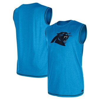 Men's Carolina Panthers New Era Blue Tank Top