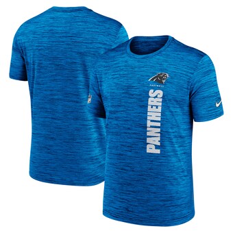 Men's Carolina Panthers Nike Blue 2024 Sideline Velocity Performance T-Shirt