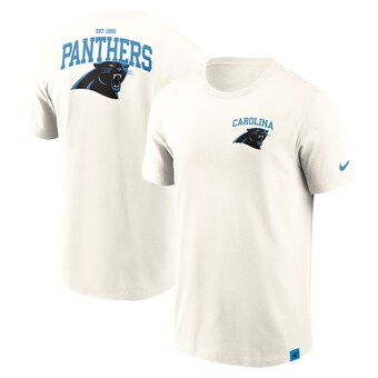 Men's Carolina Panthers Nike Cream Blitz Essential T-Shirt