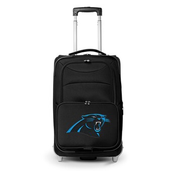 Carolina Panthers MOJO Black 21" Softside Rolling Carry-On Suitcase