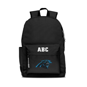 Carolina Panthers MOJO Black Personalized Campus Laptop Backpack