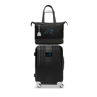 Carolina Panthers MOJO Premium Laptop Tote Bag and Luggage Set