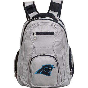 Carolina Panthers MOJO Gray Premium Laptop Backpack