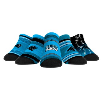 Unisex Carolina Panthers Rock Em Socks Super Fan Five-Pack Low-Cut Socks Set