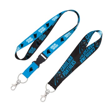 Carolina Panthers WinCraft 2-Pack Lanyard with Detachable Buckle & Key Strap Set