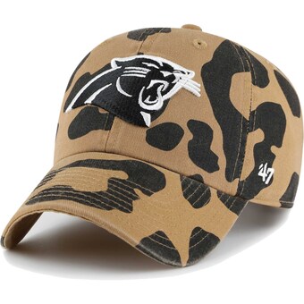 Women's Carolina Panthers  '47 Tan Rosette Clean Up Adjustable Hat