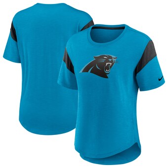Women's Carolina Panthers Nike Blue Primary Logo Fashion Top