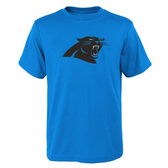 Youth Carolina Panthers Blue Primary Logo T-Shirt