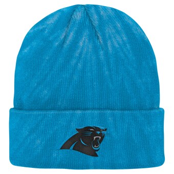 Youth Carolina Panthers Blue Tie-Dye Cuffed Knit Hat