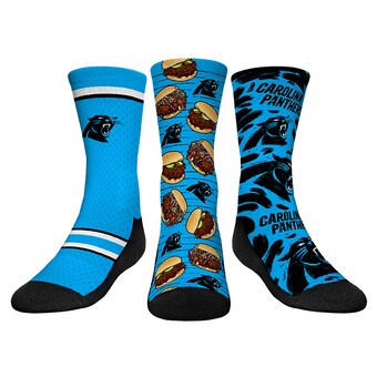 Youth Carolina Panthers  Rock Em Socks Fan Favorite Three-Pack Crew Sock Set