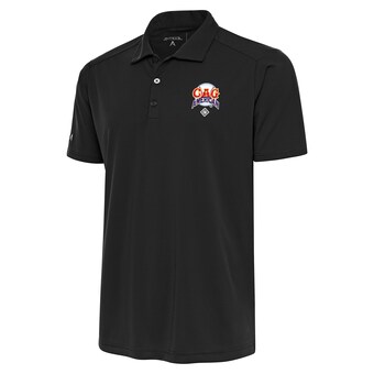 Men's Chicago American Giants Antigua Charcoal Big & Tall Tribute Polo