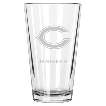 Chicago Bears 16oz. Personalized Etched Pint Glass