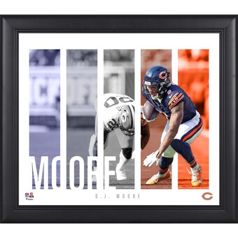 D.J. Moore Chicago Bears Fanatics Authentic Framed 15" x 17" Player Panel Collage