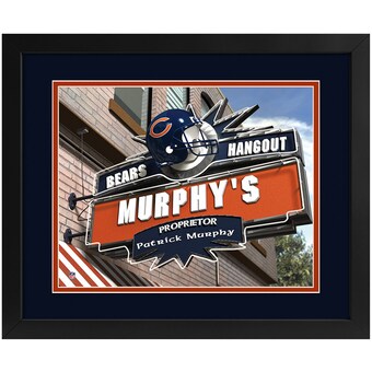 Chicago Bears Imperial 14" x 18" Custom Print Hangout Sign