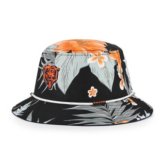 Men's Chicago Bears  '47 Black Dark Tropic Bucket Hat