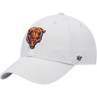 Men's Chicago Bears '47 Gray Clean Up Adjustable Hat