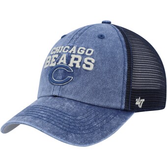 Men's Chicago Bears '47 Navy Drumlin Trucker Clean Up Snapback Hat