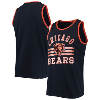 Men's Chicago Bears '47 Navy Edge Super Rival Tank Top