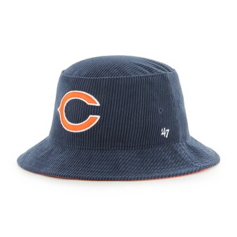 Men's Chicago Bears '47 Navy Thick Cord Bucket Hat