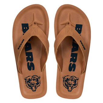 Men's Chicago Bears FOCO Color Pop Flip-Flop Sandals