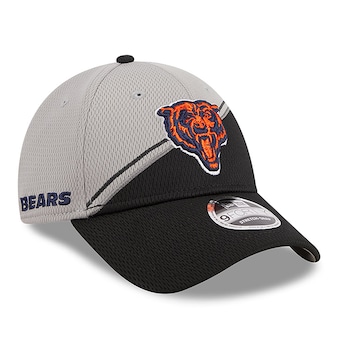 Men's Chicago Bears  New Era Gray/Black 2023 Sideline 9FORTY Adjustable Hat