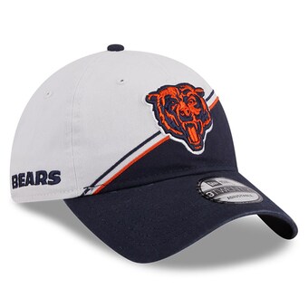 Men's Chicago Bears  New Era White/Navy 2023 Sideline 9TWENTY Adjustable Hat
