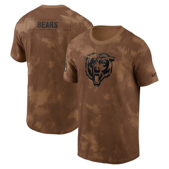 Men's Chicago Bears  Nike Brown 2023 Salute To Service Sideline T-Shirt