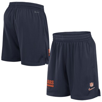 Men's Chicago Bears Nike Navy 2024 Sideline Performance Mesh Shorts
