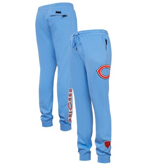 Men's Chicago Bears  Pro Standard Blue Classic Chenille Double Knit Jogger Pants