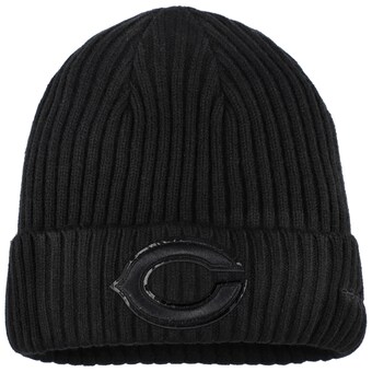 Men's Chicago Bears Pro Standard Triple Black Cuffed Knit Hat